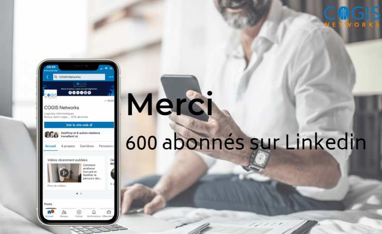 Lire la suite à propos de l’article En seulement quelques mois, COGIS atteint la barre des 600 abonnés sur LinkedIn