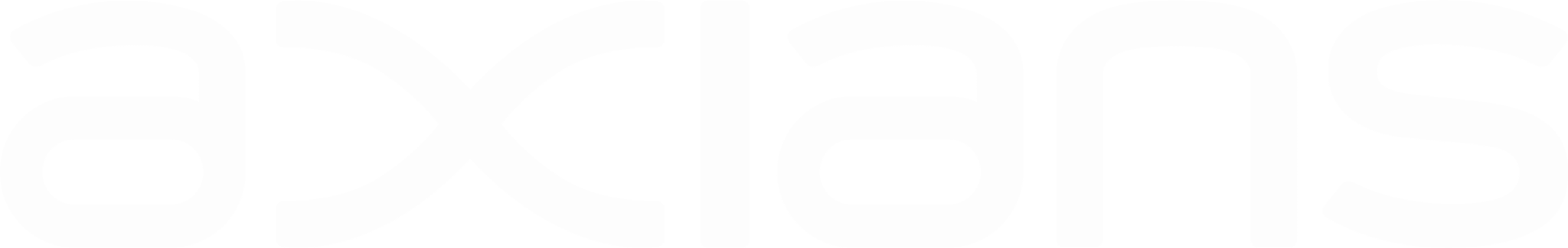 Logo Axians de couleur blanche