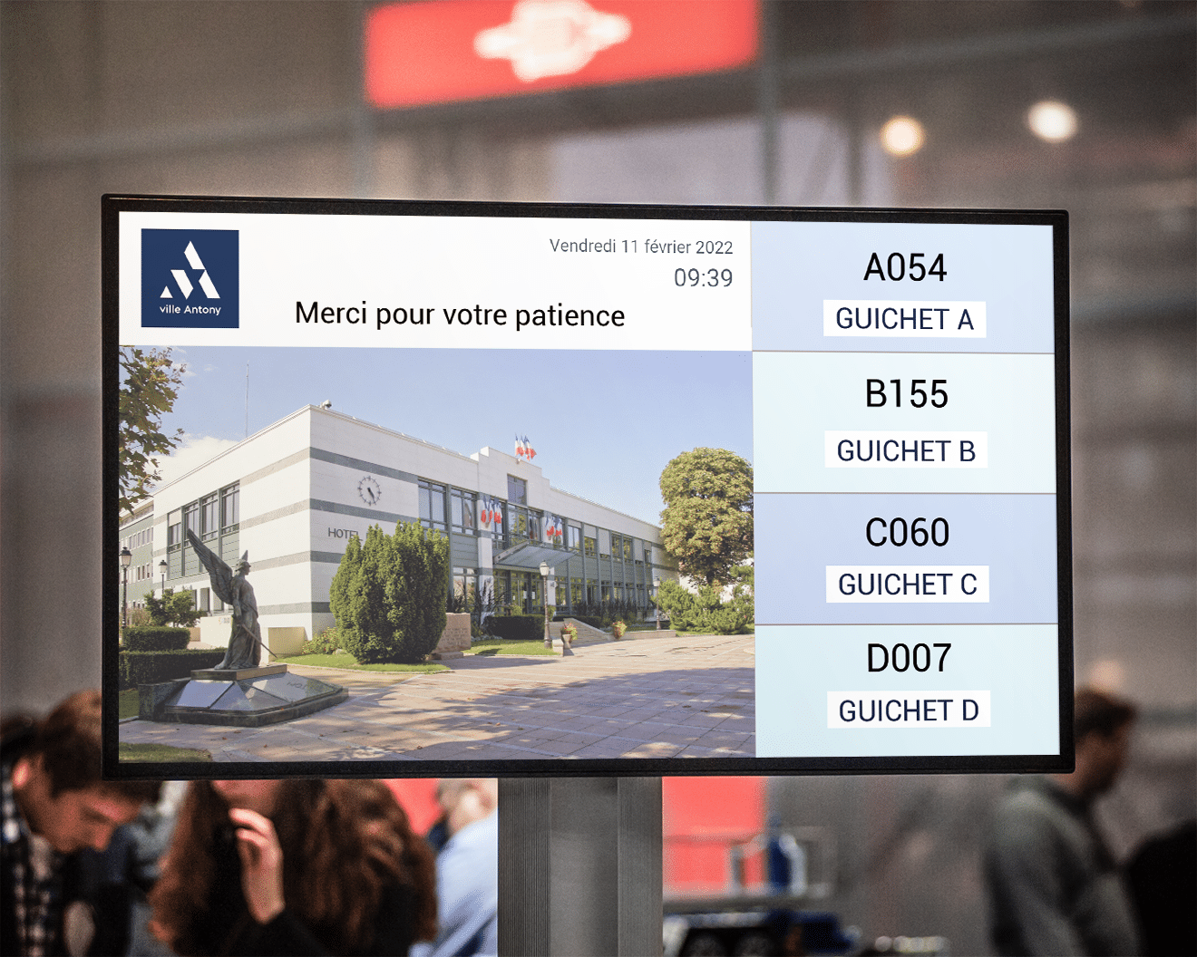 Borne de démarches administratives pour collectivités