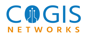 Logo COGIS Networks avec zones de protection