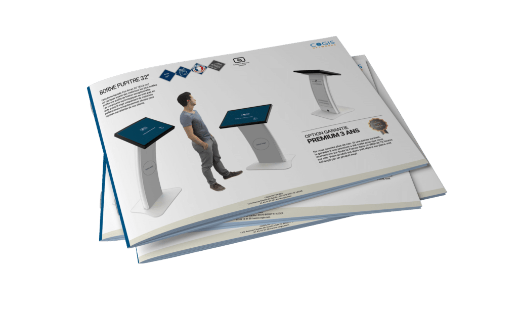 borne interactive 32"