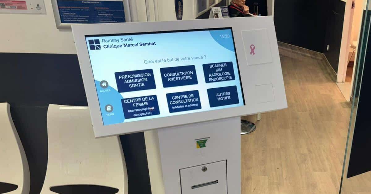 Gestion de file d'attente à la Clinique Marcel Sembat